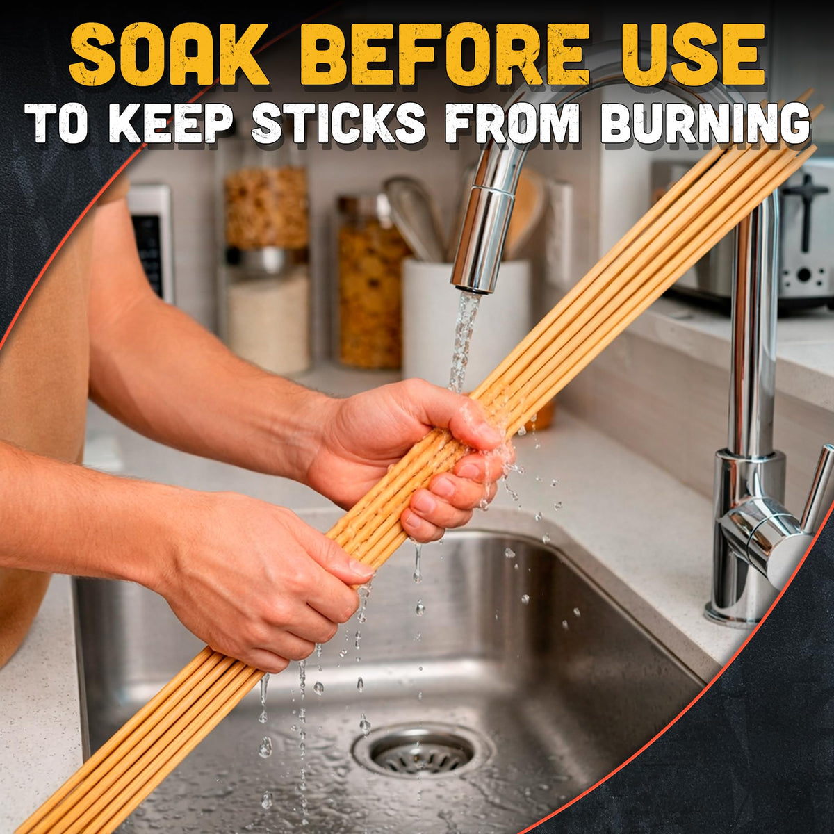 Tesorrio camping sticks for picnics and outdoor meals