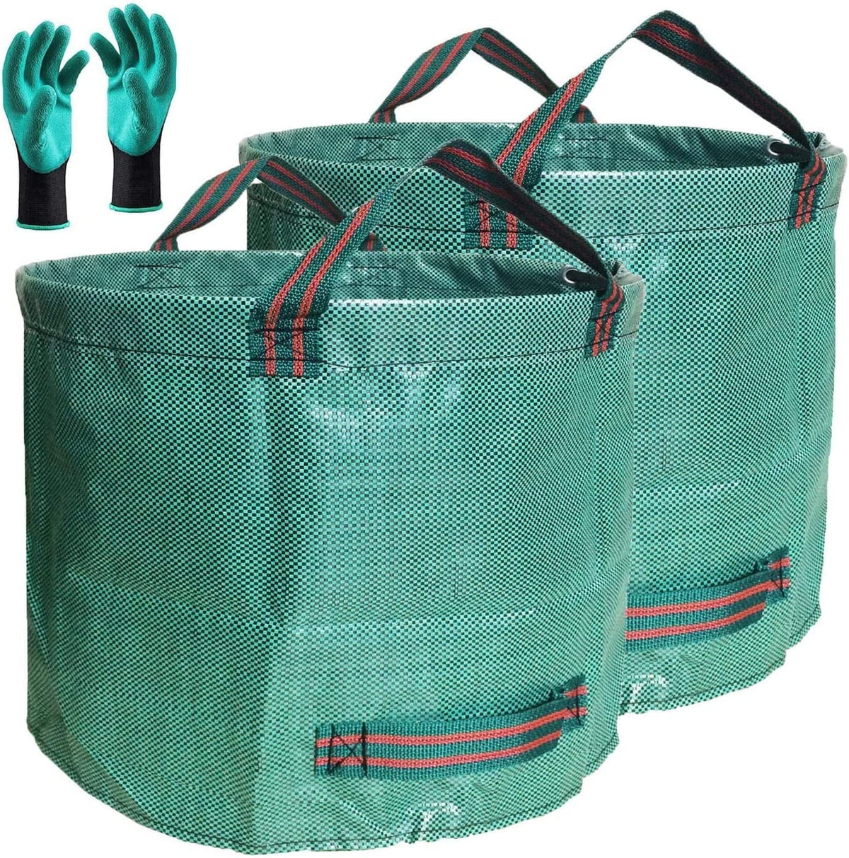 Tespher 137-gallon leaf bag standing upright for simple yard cleanup.