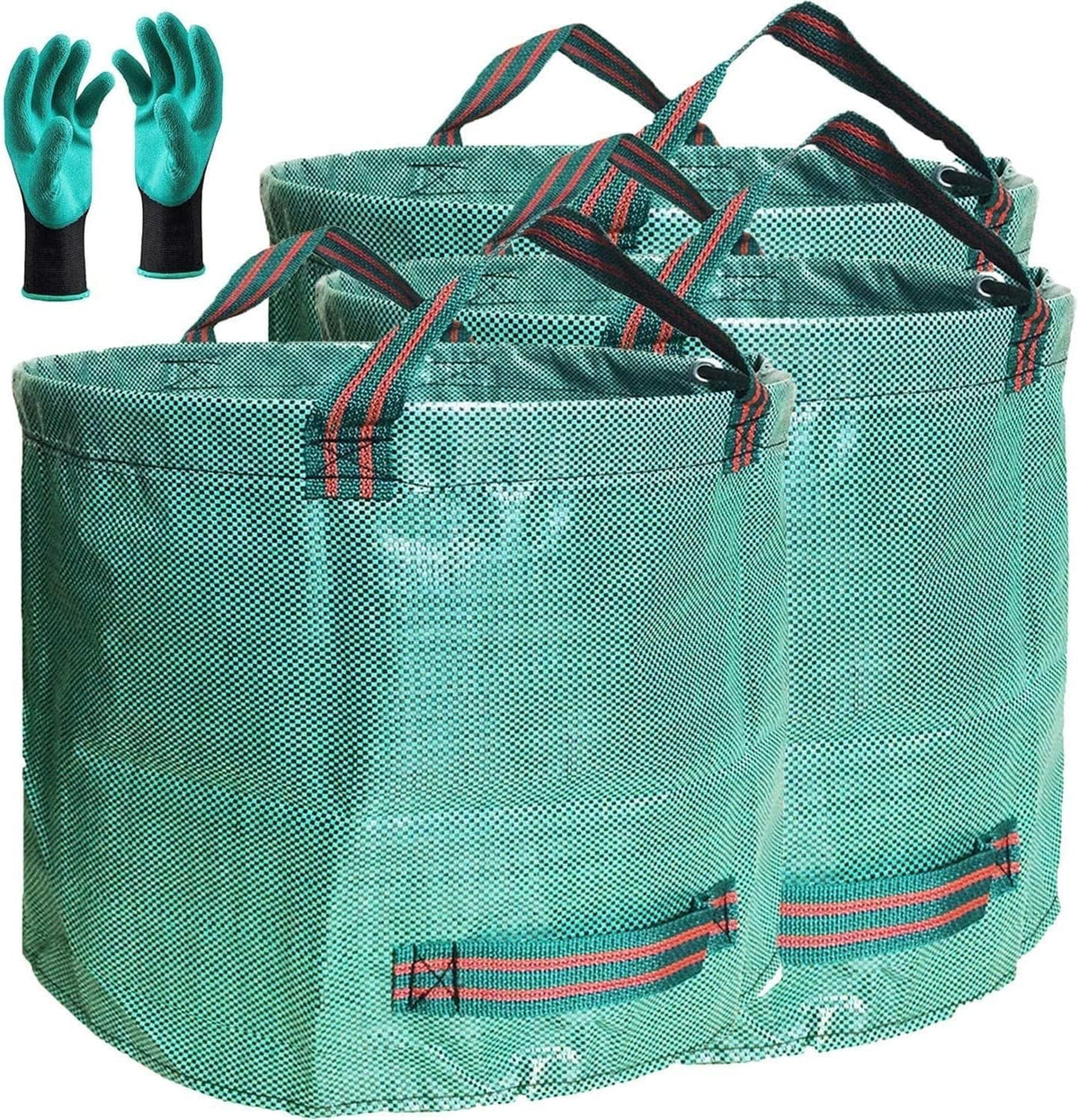Tespher 3-pack 80-gallon yard bags open for leaves and clippings