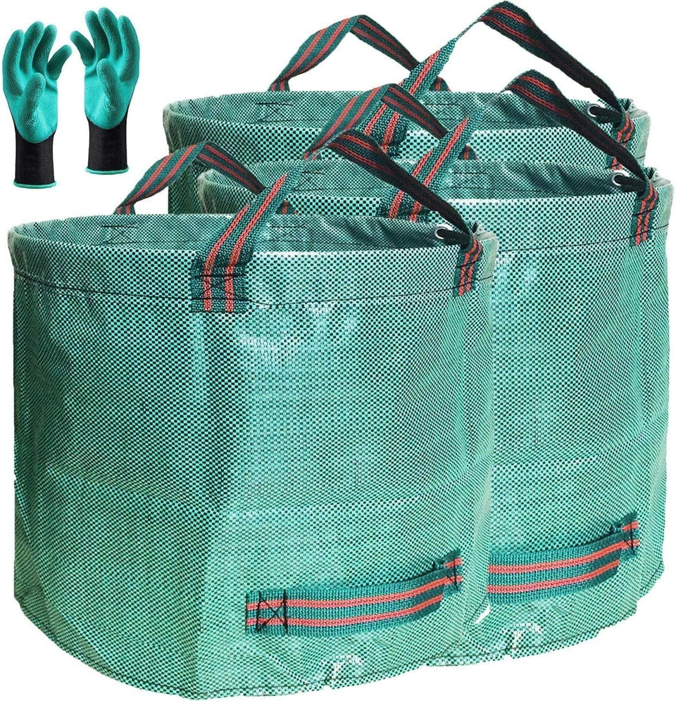 Tespher 3-pack 80-gallon yard bags open for leaves and clippings