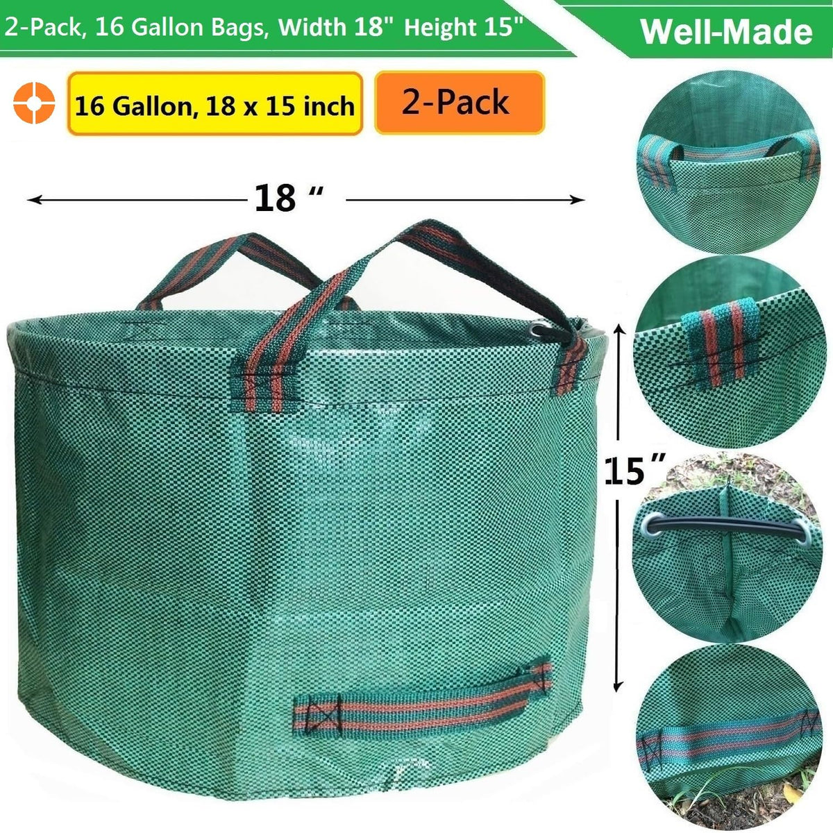 Tespher gardening gloves included protect hands during yard tasks.