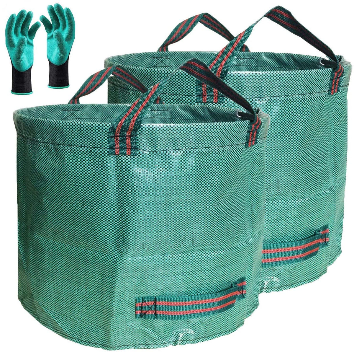 Tespher 16-gallon yard bag with open top for easy filling.