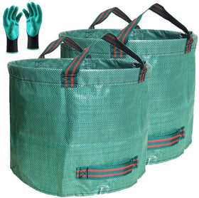 Tespher 16-gallon yard bag with open top for easy filling.