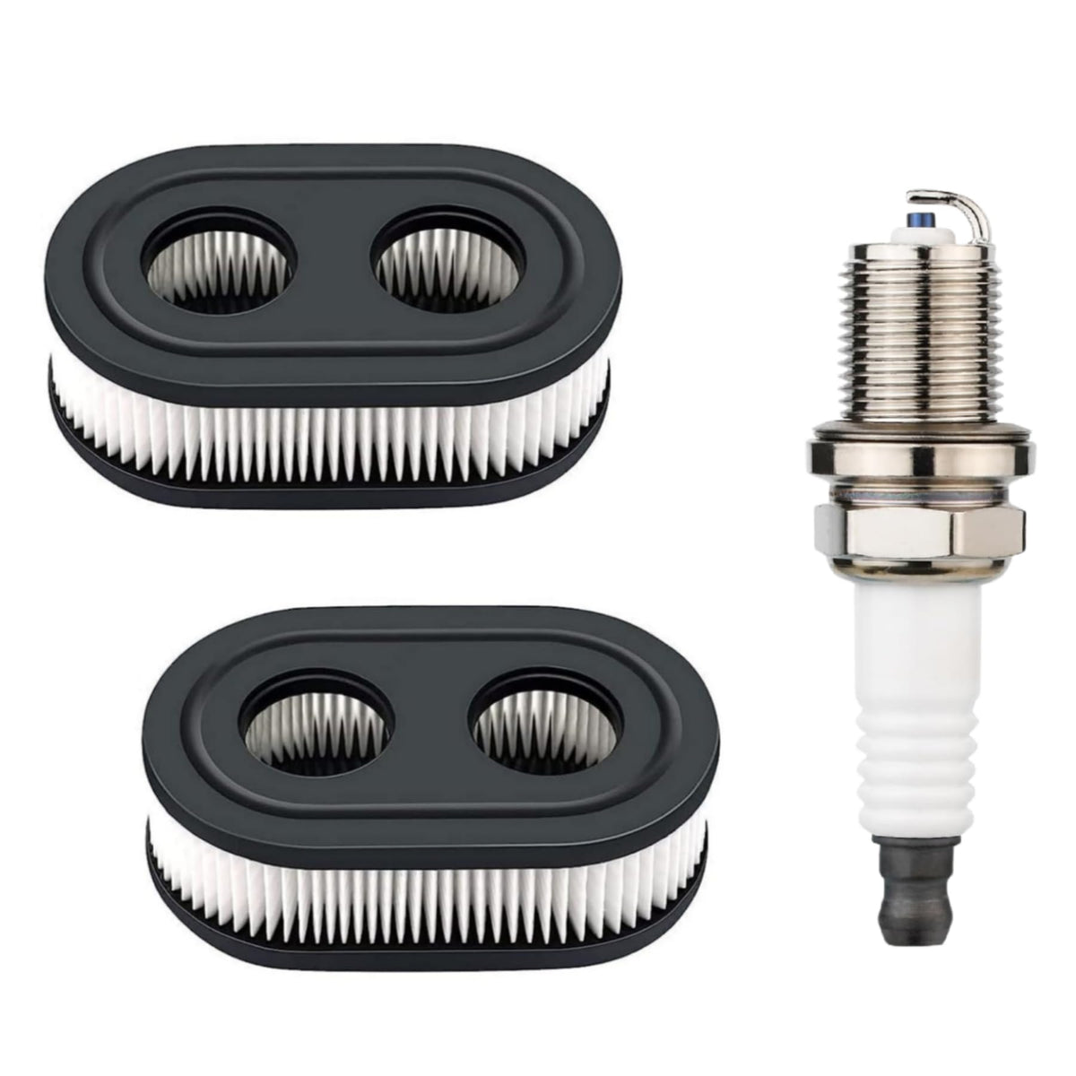 TESSTSY 593260 air filter close-up highlighting premium filtration for Briggs & Stratton engines.