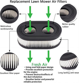 TESSTSY air filter 798452 for Briggs & Stratton lawn mower supports smooth engine breathing.