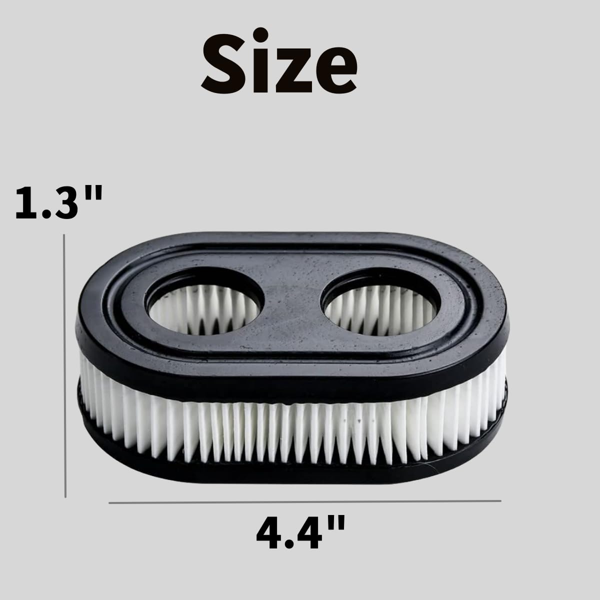 TESSTSY lawn mower filter installed image emphasizes improved airflow and engine breathability.