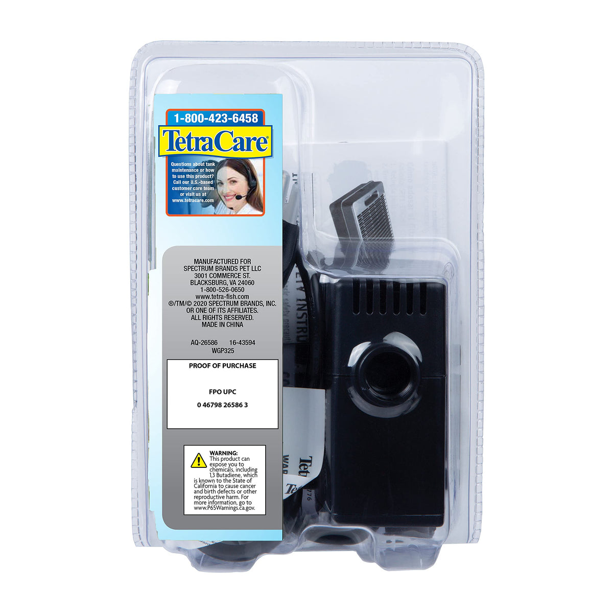 TetraPond 12-foot cord offers flexible placement in ponds.