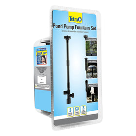 TetraPond adapters included for universal pump compatibility and easy setup