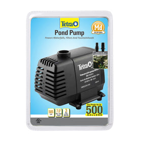 TetraPond pump with magnetic drive for energy-efficient pond circulation.