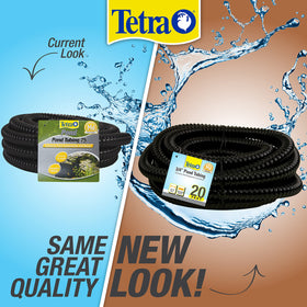 TetraPond tubing demonstrates durable construction that resists collapsing during pond operation.