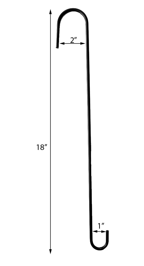 Tetra-Teknica YH-028 planters and pots hang easily with this hook