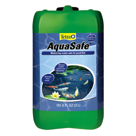 Bottle designed for outdoor ponds and tap water additions.