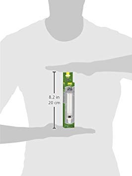Tetrapond GreenFree clarifier bulb in action helps reduce green algae.