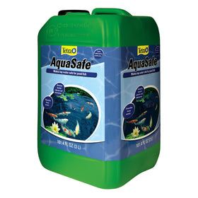 Pond water treatment that covers up to fifteen thousand gallons.