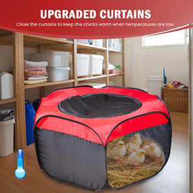 Tetuga brooder box pop-up folding design for quick setup and transport