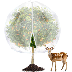 Tetutor 10x10ft fruit tree netting cover protects large trees from birds and pests