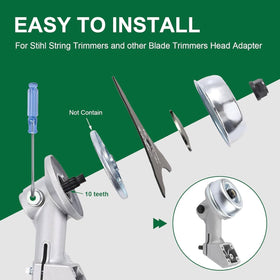 TEWORDA two-pack blade adapter kit contents for easy setup.
