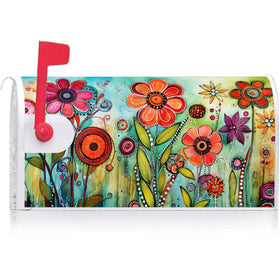 Texupday mailbox cover features magnetic strips for easy, tool-free attachment