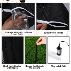 Teyva Daily built-in blower inflates quickly for easy setup.