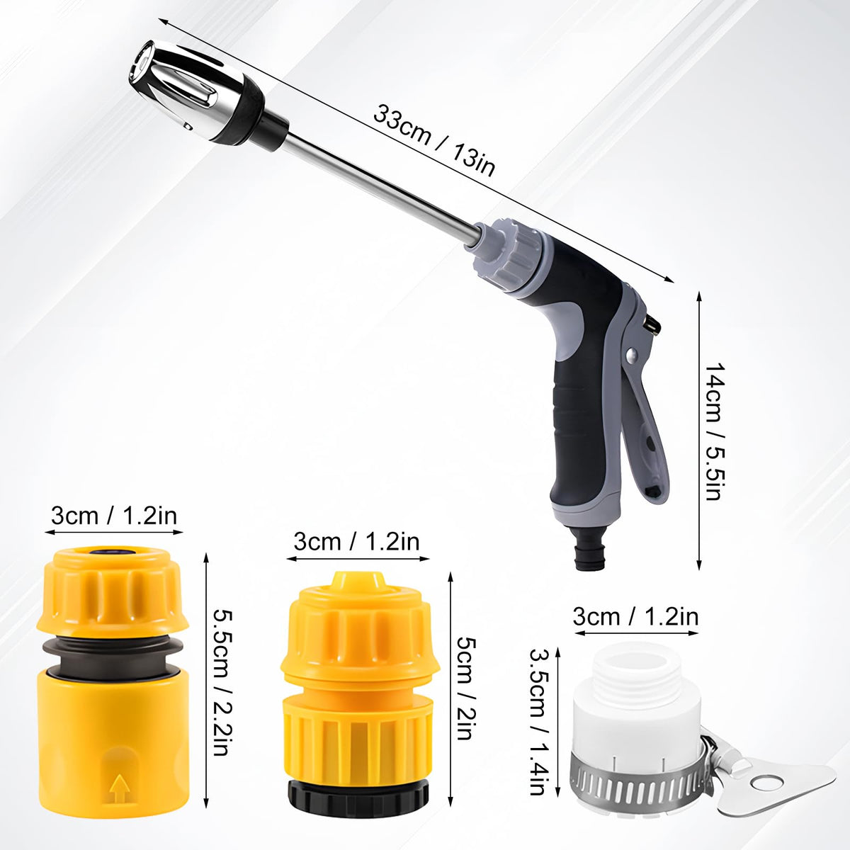 TFSUDI WaterBlitz easy-installation connector enables tool-free setup.