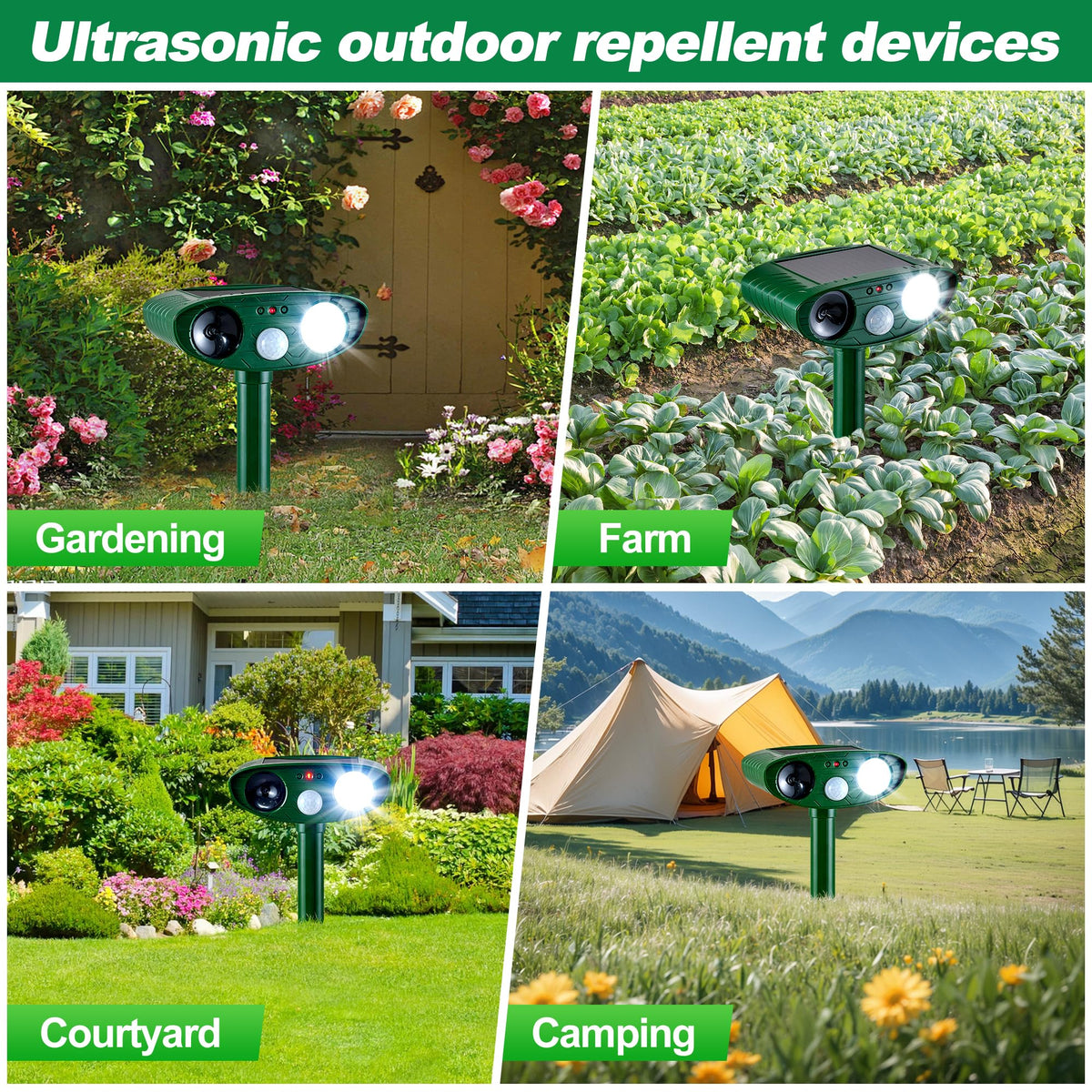 TFKK solar animal repeller 2-pack option expands coverage for larger yards and multiple zones