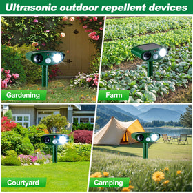 TFKK solar animal repeller 2-pack option expands coverage for larger yards and multiple zones