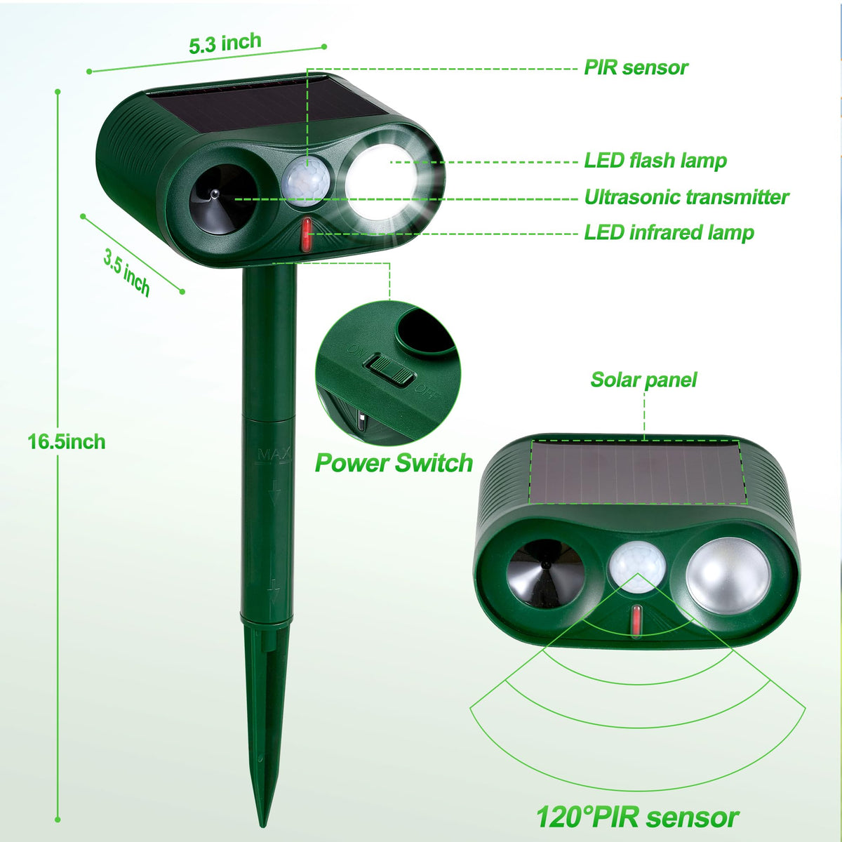 TFKK ideal for gardens and yards to protect plants and crops.