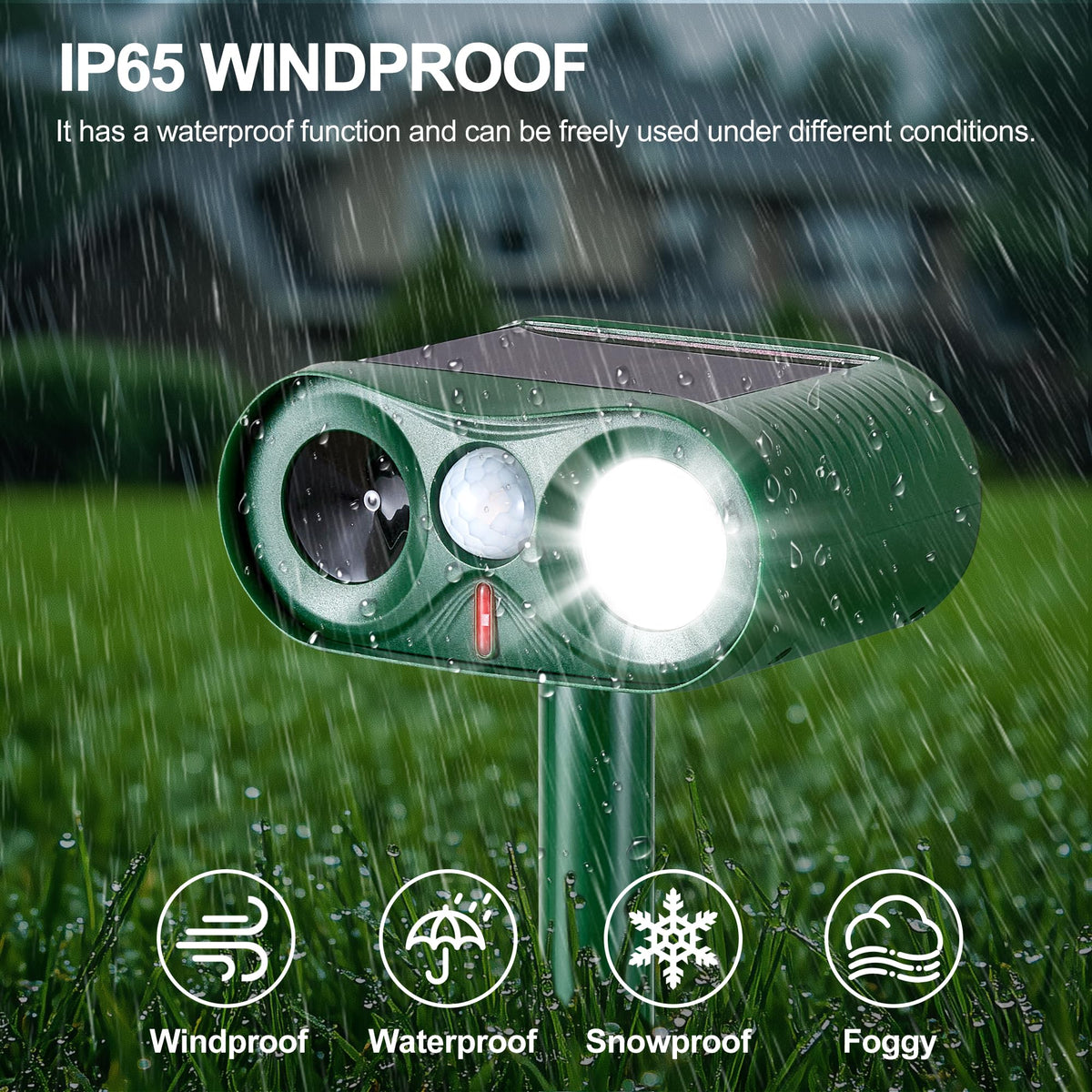 TFKK LED indicators show charging and active deterrence.