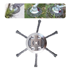 TFNBR 6-inch indestructible trimmer head for cordless trimmers, ideal for tough weeds.