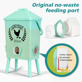 Tgeyd automatic gravity waterer maintains a steady supply with minimal monitoring