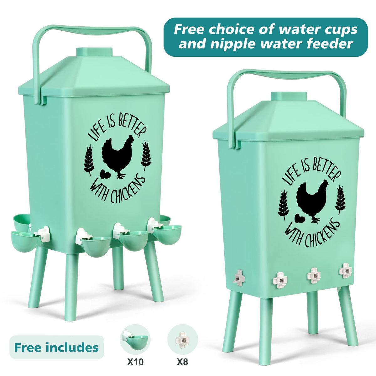 Tgeyd easy-clean coop accessory for simple maintenance and clean feeding areas