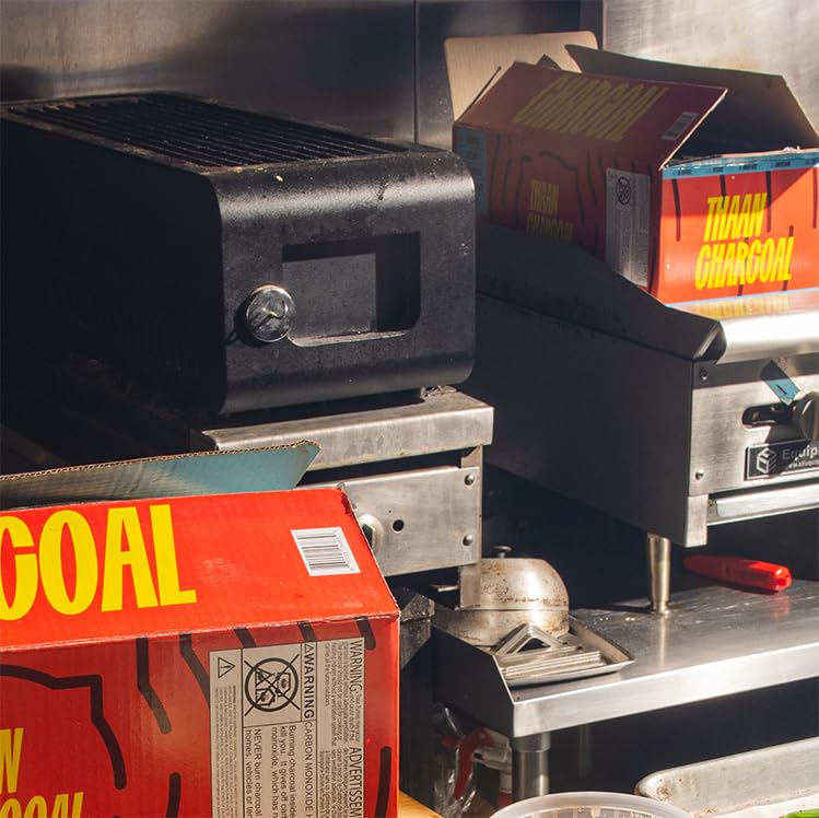 Thaan Charcoal low ash design keeps grills cleaner while boosting efficiency.