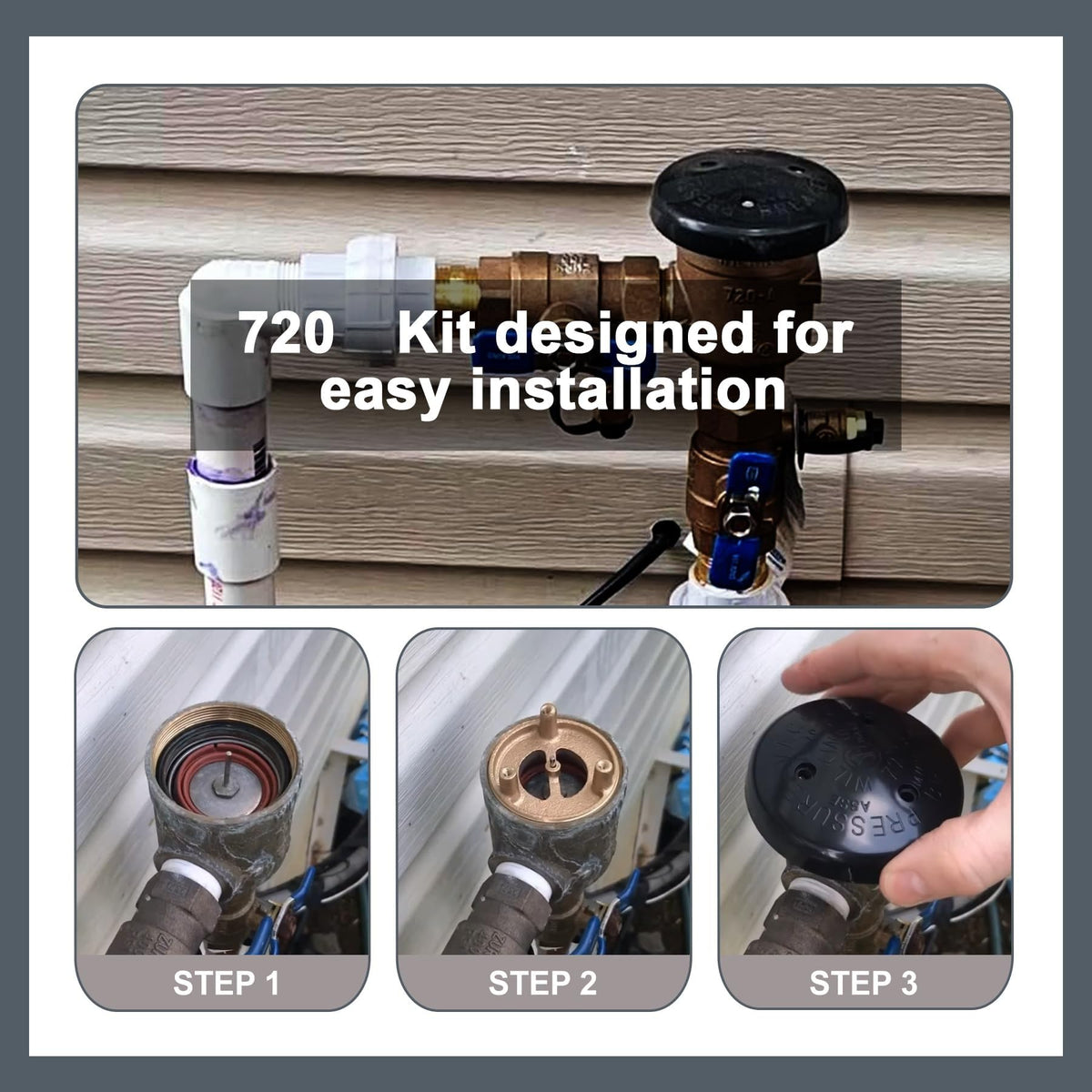 Thaekuns 720-series load washers help distribute pressure evenly for long-lasting PVB repairs.