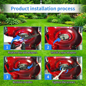 Thaekuns bell blade support washer adds stability for secure blade mounting.
