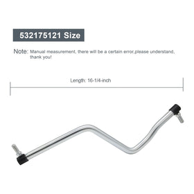 Thaekuns drag link 532175121 side view, robust connection for several brands.