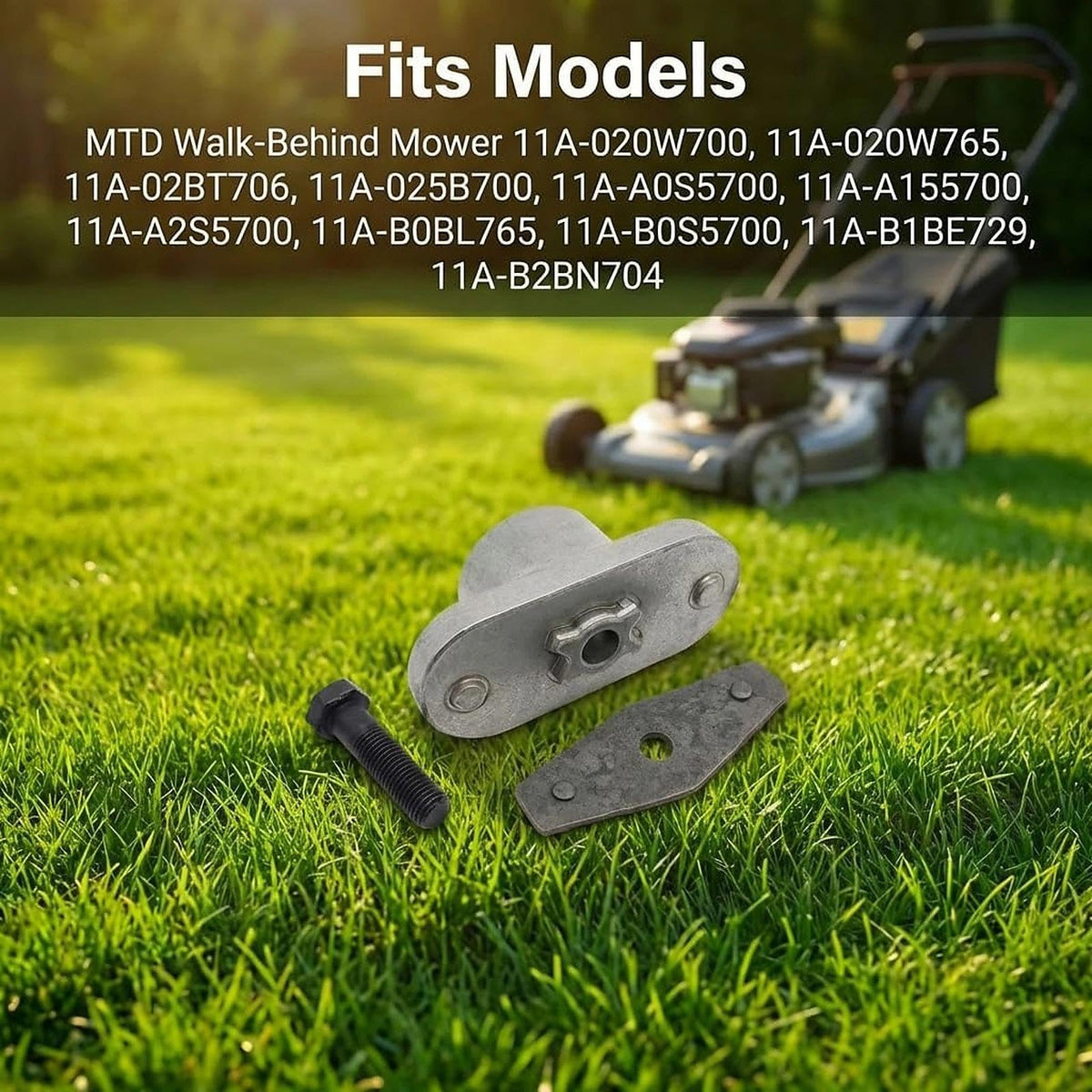 Thaekuns lawn mower blade adapter kit ready for quick installation.