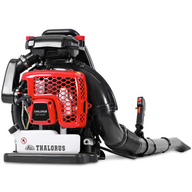 Thalorus 63cc blower front view for fast yard cleanup with high airflow