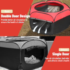 TharroCotte heating plate for chicks provides steady warmth for growing flock.