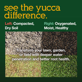 That Yucca Stuff field application for agriculture promoting soil vitality.