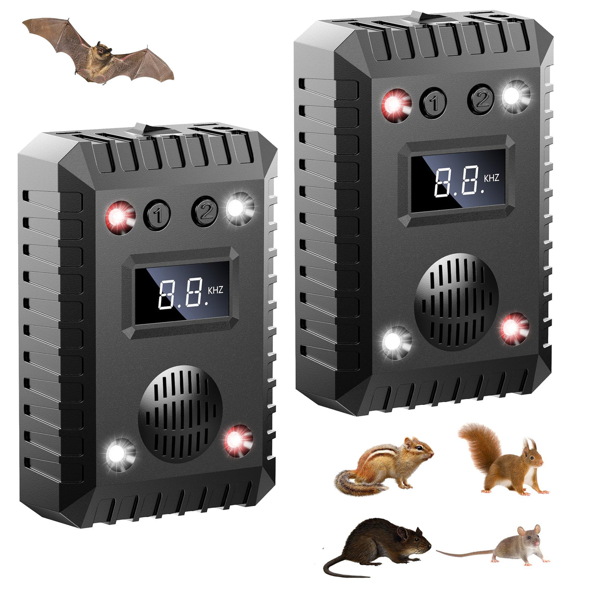 Thcritter 2026 ultrasonic rodent repellent installed under the car hood protecting engine wiring.