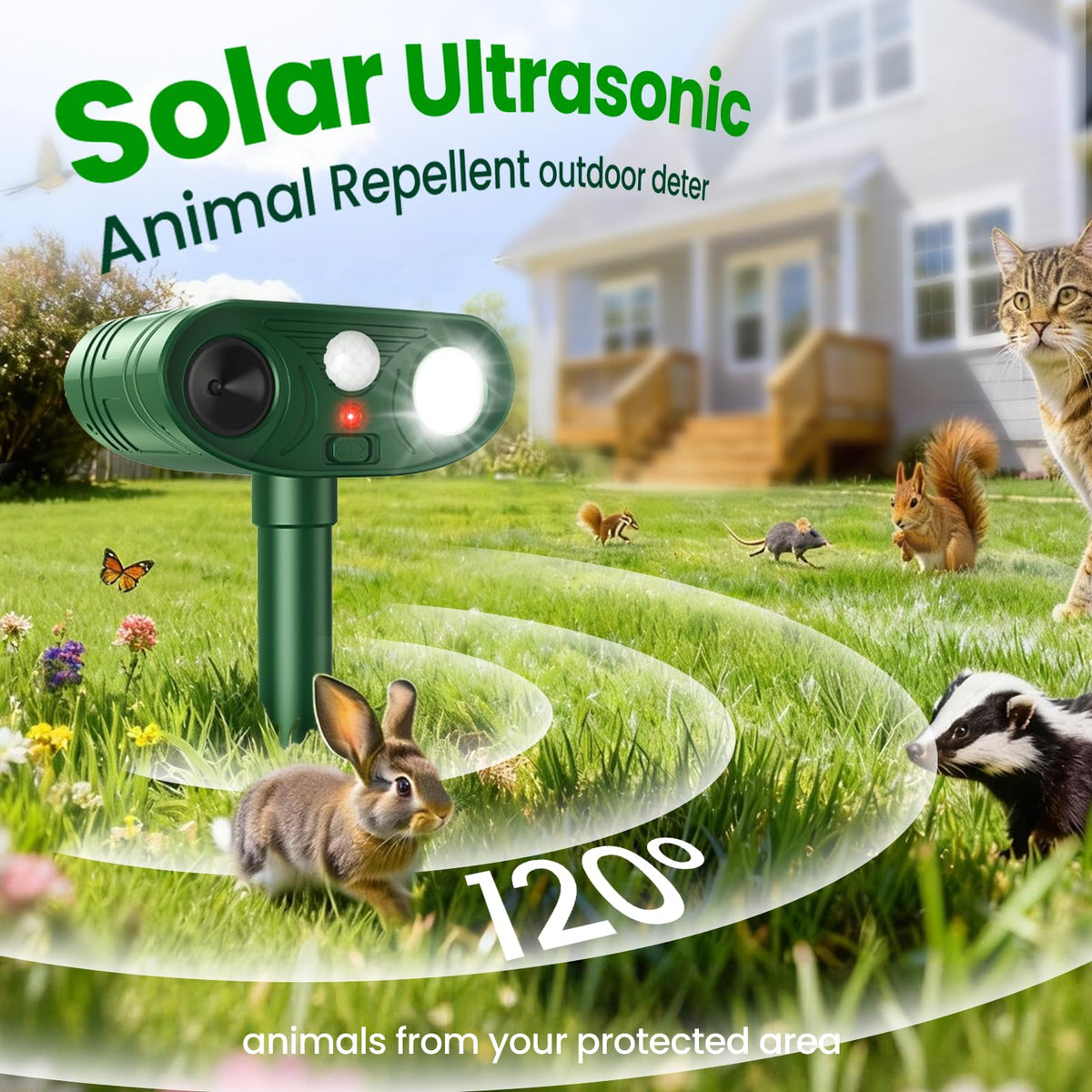 Thcritter 2026 solar panel section demonstrates easy charging for continuous protection.