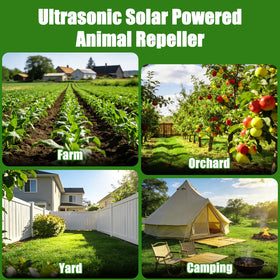 Thcritter dual power solar USB charging enables continuous operation