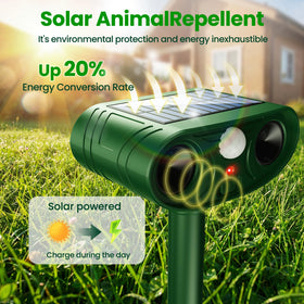 Thcritter IP66 waterproof enclosure withstands rain for year-round use.