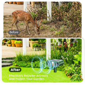 Thcritter yard-garden-protection safeguards plants from wildlife.