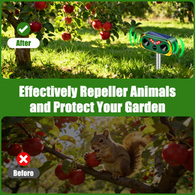 Thcritter yard installation on fence, wall, or ground versatility
