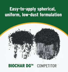 The Andersons BioChar DG supports seeding of a new lawn.