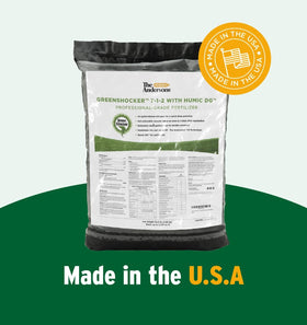 Fine particle size of Green Shocker enabling uniform distribution on turf