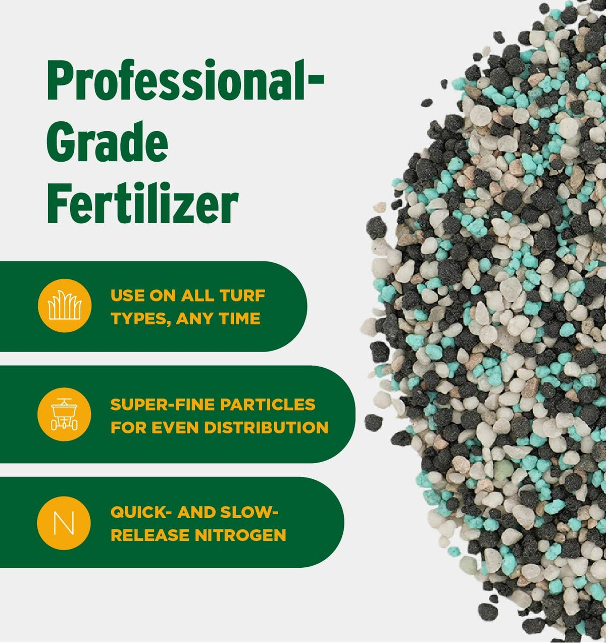 The Andersons PGF 16-0-8 nitrogen release pattern for steady feeding.