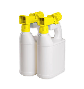The Andersons refillable hose-end sprayer pack of 2 enables easy, even lawn product application.