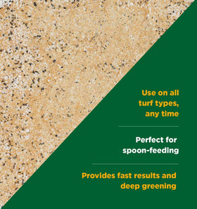 The Andersons Super Juice promotes a lush green lawn after application.